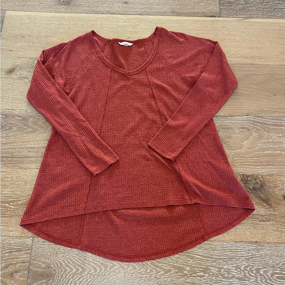 Sun & Shadow Long Sleeve Top